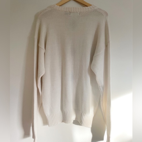 Cricketeer Cable-knit Sweater. Size L. - Picture 3 of 3